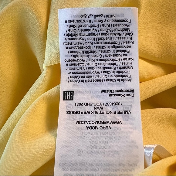 Vero Moda Lee Knot-Front Dress SZ XL - Picture 6 of 6